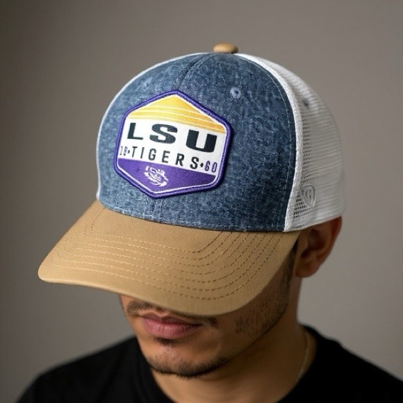 Top of the World Other - LSU -  Blue & tan trucker hat